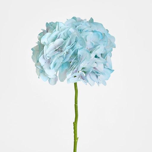 Soft Touch Hydrangea Flower Stem 75cm Blue Light Blue - Pack of 6