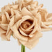 Amelia Real Touch Rose Bouquet Brown 26cm - Pack of 12