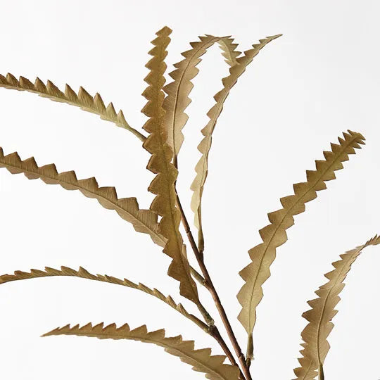 Banksia Leaf Spray Natural 89cm - Pack of 12