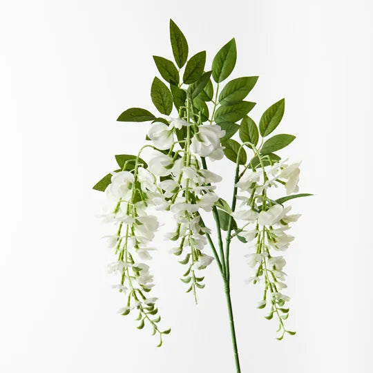 Wisteria Spray White 93cm - Pack of 12