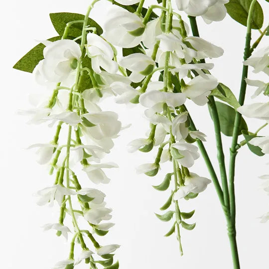 Wisteria Spray White 93cm - Pack of 12