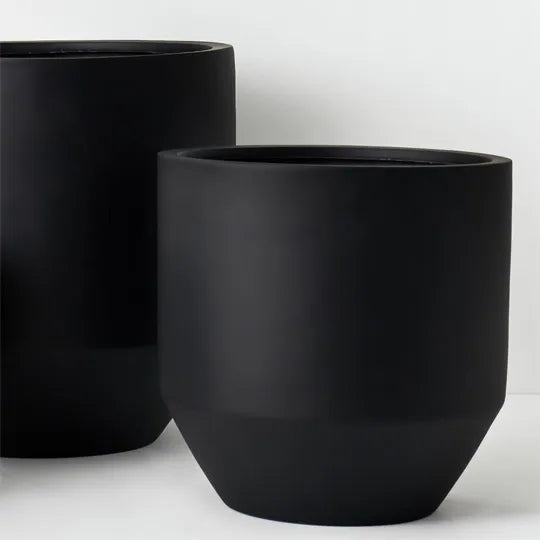 Pot Nomilo Black Set of Three 50cm