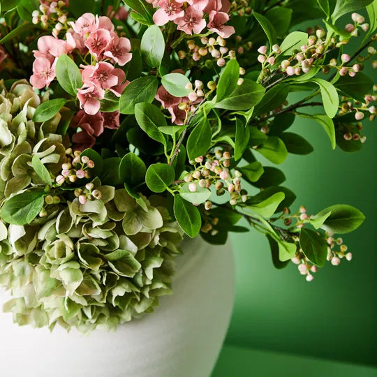 Seed Spray Pink Green 78cm Set of 12