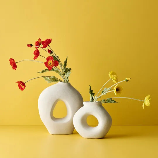 Poppy Iceland Spray Yellow 60cm Set of 12
