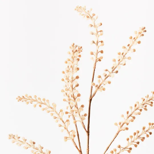Peppergrass Spray Sand Brown 93cm Set of 12