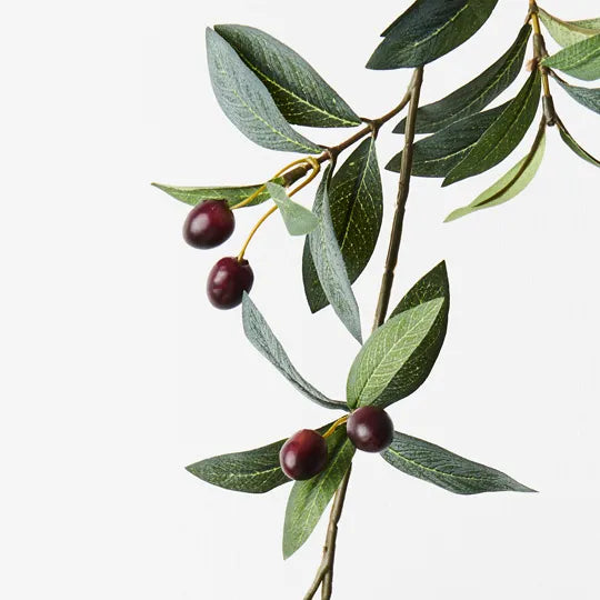Olive Garland Grey Green 180cm Set of 12