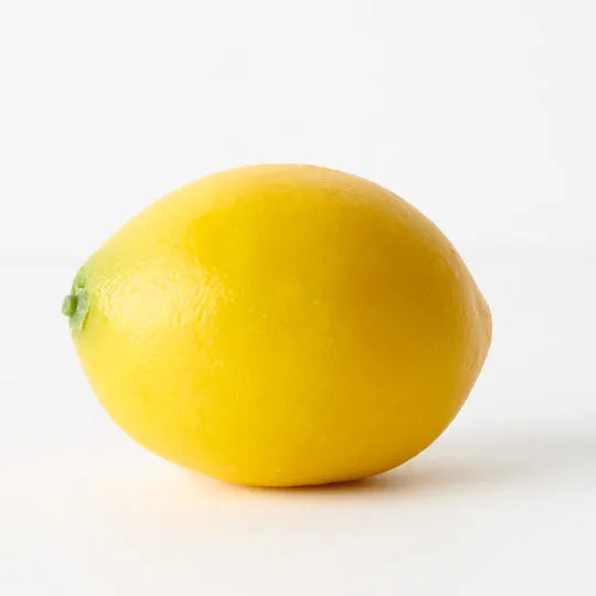 Fruit Lemon Yellow 8cm - Pack of 12