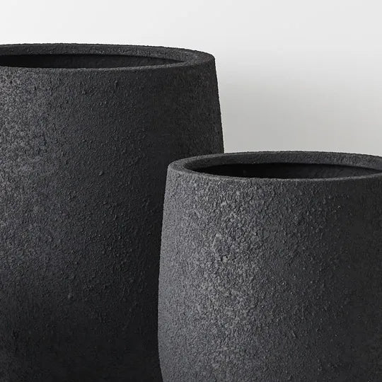 Rok Oskar Black Pot 55cm - Set of Three