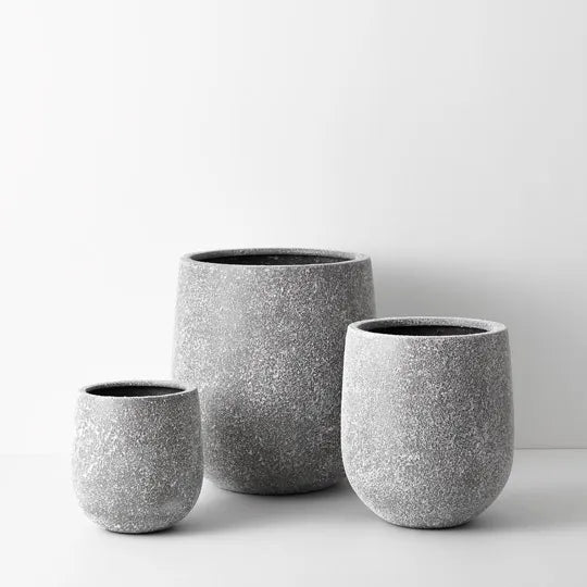 Rok Oskar Grey Pot 55cm - Set of Three