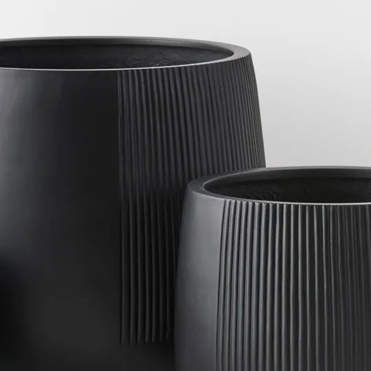 Dune Pedro Black Pot 55cm - Set of Three