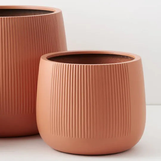 Dune Pedro Terracotta Pot 55cm - Set of Three