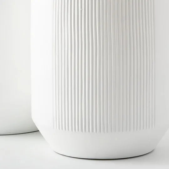 Dune Franco White Pot 70cm - Set of Two