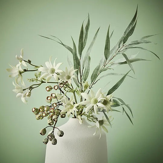 Eucalyptus Long Leaf Spray Grey Green 78cm - Pack of 24