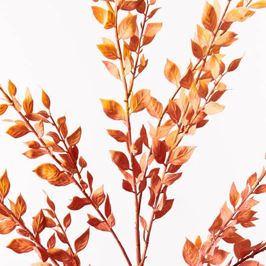 Myrtle Leaf Spray Orange 97cm - Pack of 12