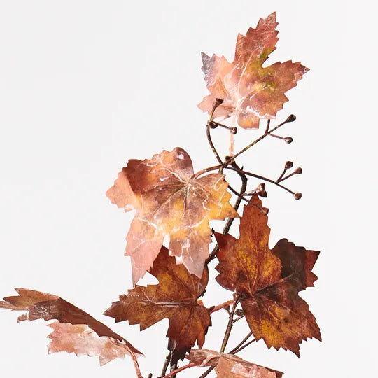 Maple Leaf Seed Spray Rust 102cm - Pack of 12