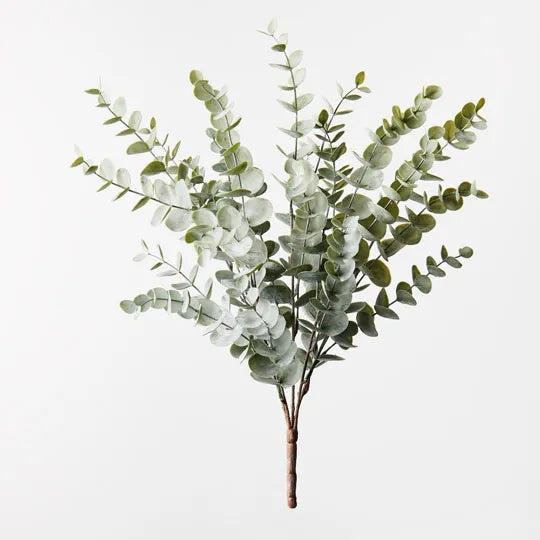 Eucalyptus Bush Green Grey 56cm - Pack of 6
