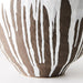 Pot Sierra White Brown 30cm x 25cm Pack of 2