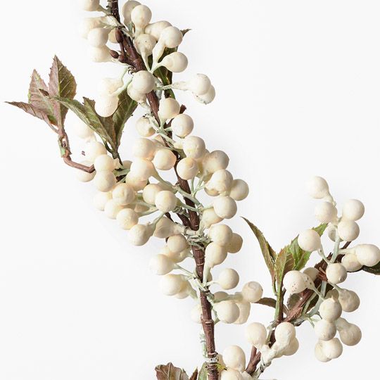 Berry Spray White 61cm Pack of 12