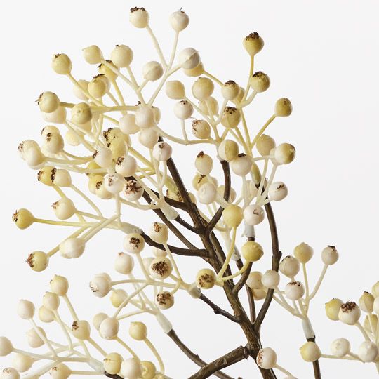 Berry Spray White 66cm Pack of 12
