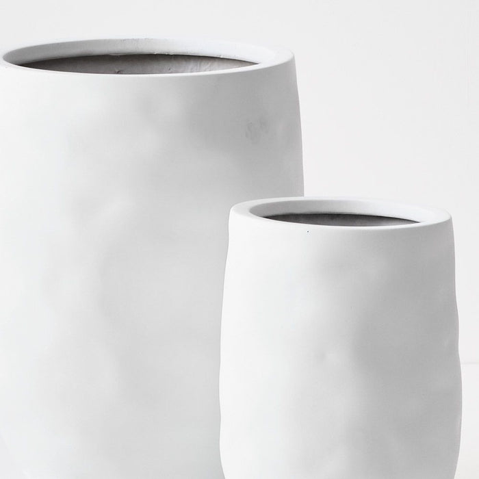 Pot Buta White Set of Two 44cm