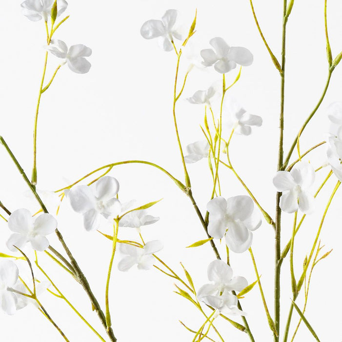 Mini Wild Flower Spray White 130cm Pack of 12