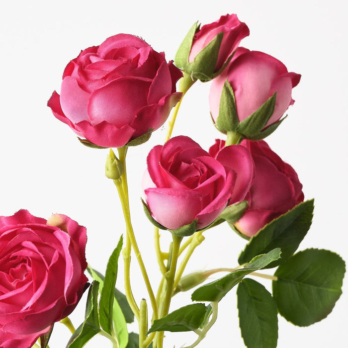Rose Bud Spray Fuschia 46cm Pack of 12