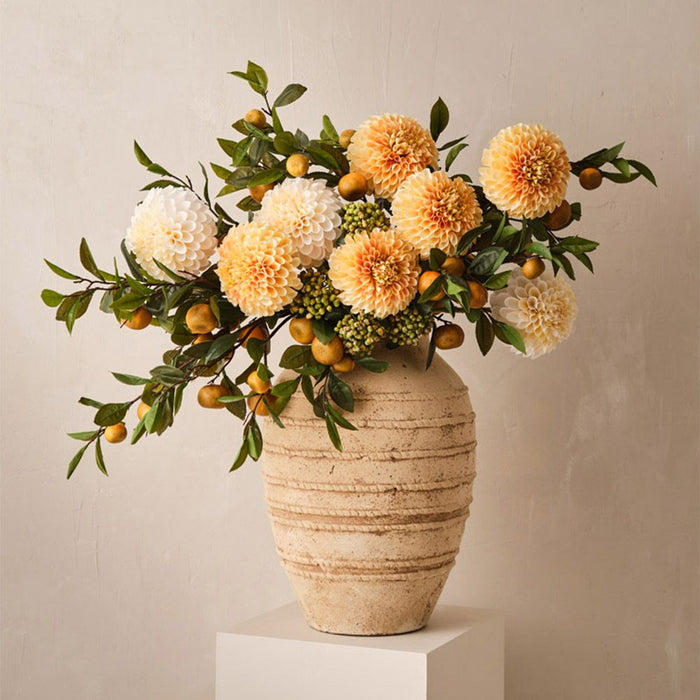 Orange Spray Yellow Green 89cm Pack of 12
