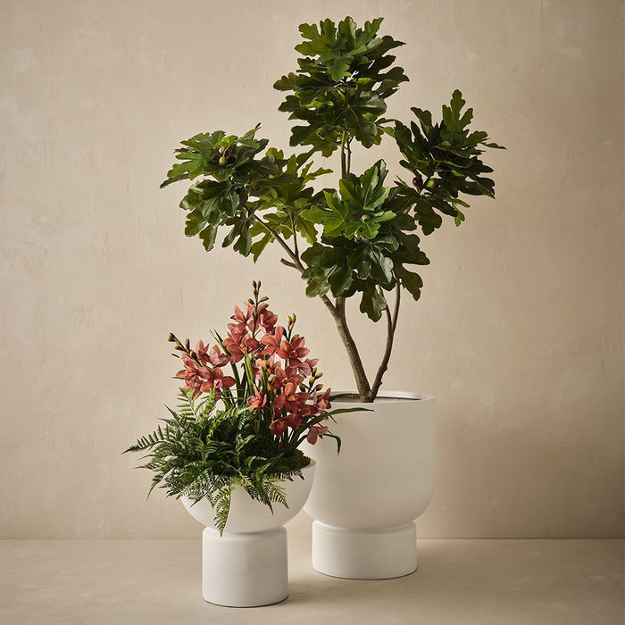 Pot Foli White 65cm