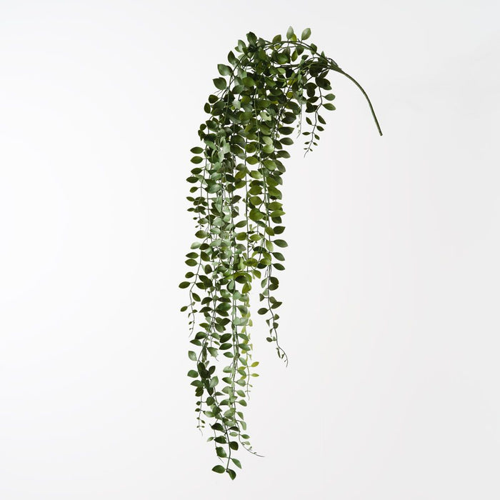 Fern Button Hanging Bush Dark Green 178cm Pack of 6