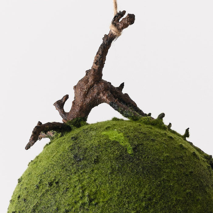 Moss Hanging Ball Green 25cm Pack of 4