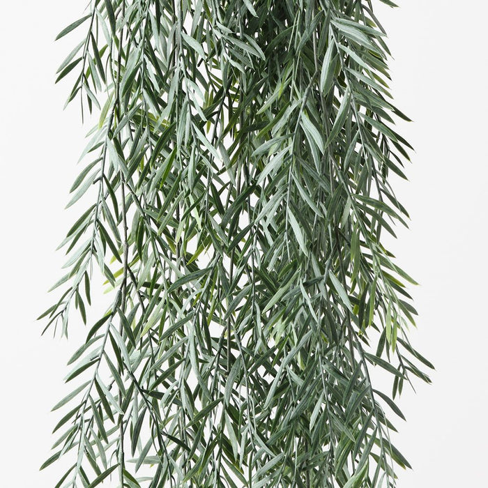 Acacia Leaf Hanging Bush Green Grey 105cm Pack of 6