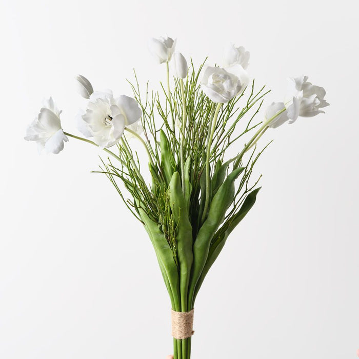 Tulip Hybrid Mix Bundle White 81cm Pack of 2