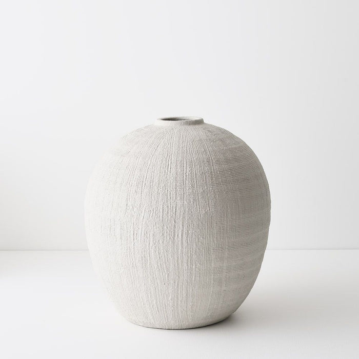 Pot Flavia Limestone 38cm