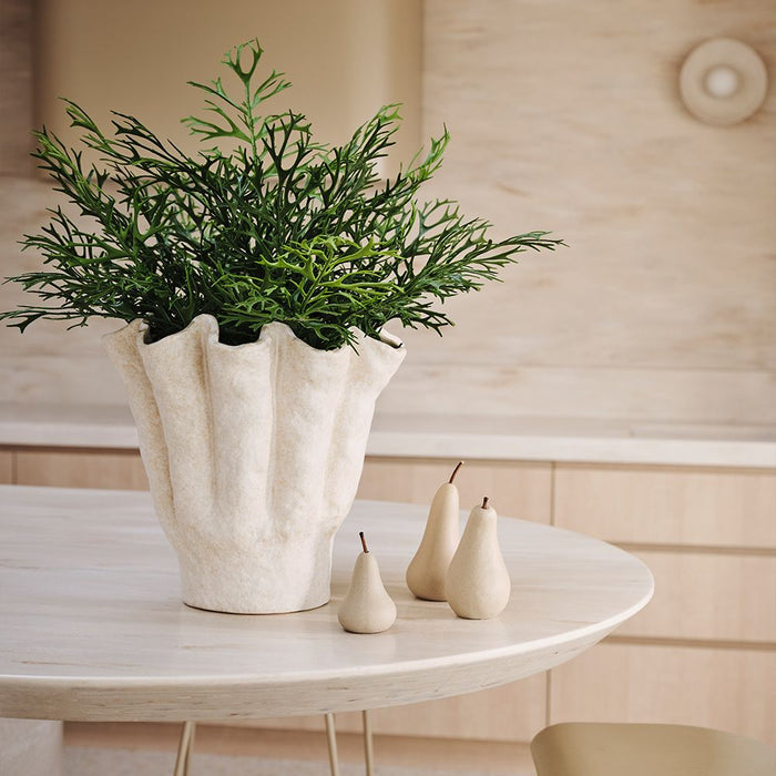 Ena Pot Eggshell 38cm