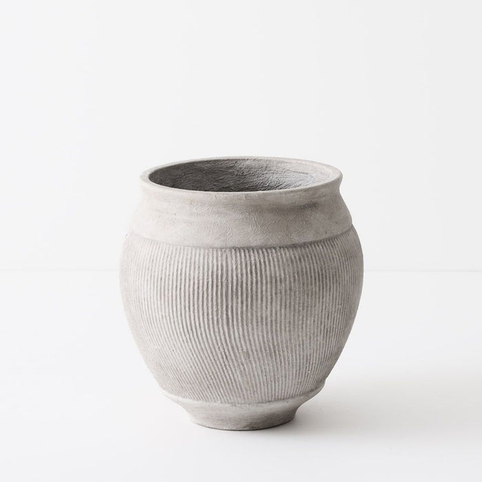 Sumati Pot Lime Wash 33cm