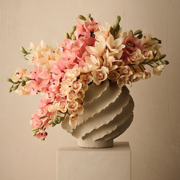 Artificial Orchid Cymbidium 83cm Light Pink - Pack of 12 - FLORA DESIGNS