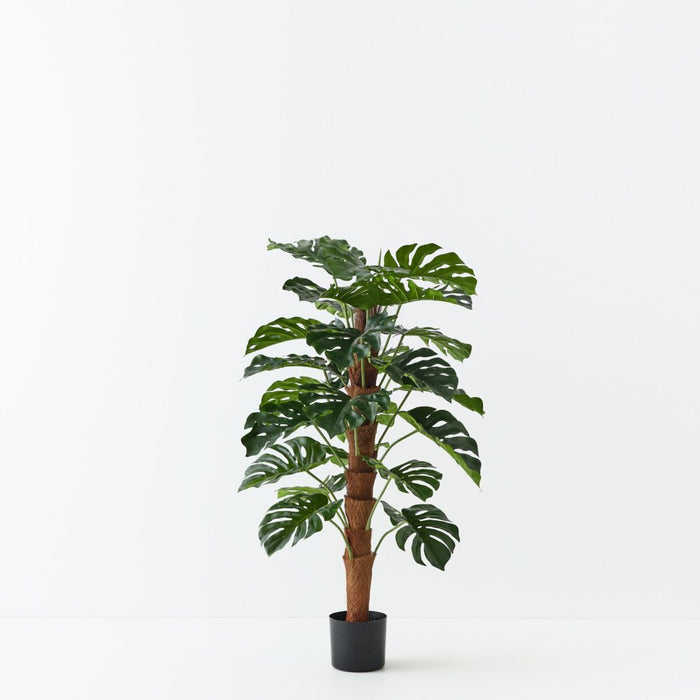 Artificial Monstera Plant On Pole 120cm - FLORA DESIGNS