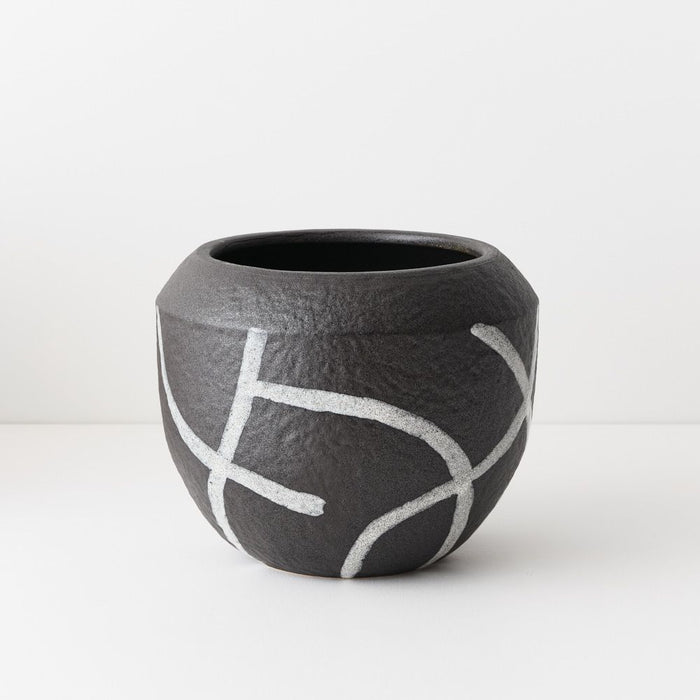 Takumi Pot 25cm Domino - Pack of 12 - FLORA DESIGNS