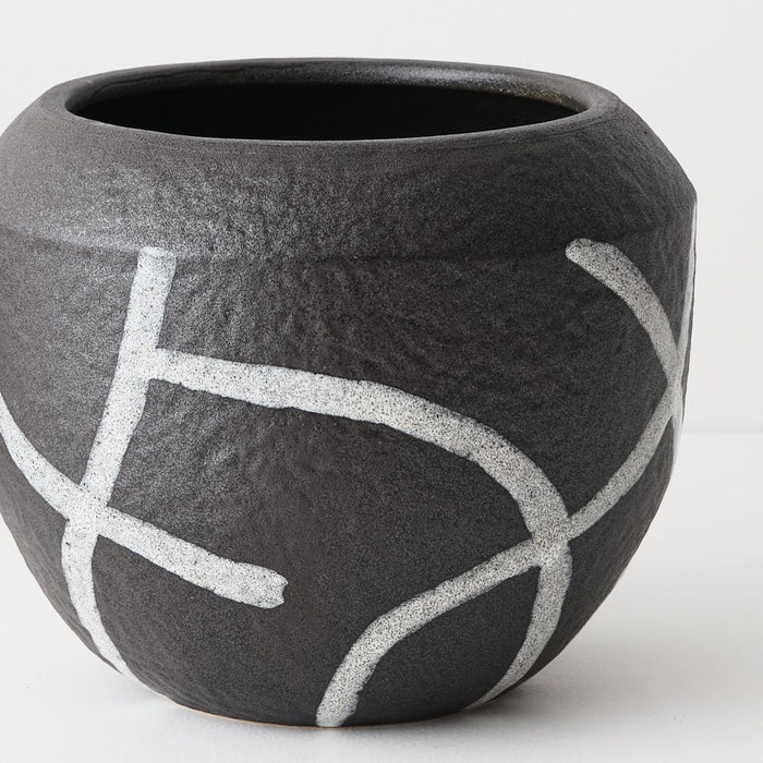 Takumi Pot 25cm Domino - Pack of 12 - FLORA DESIGNS