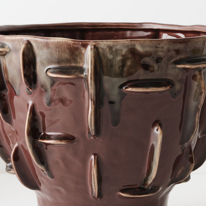 Kaito Pot 33cm Bordeaux - FLORA DESIGNS