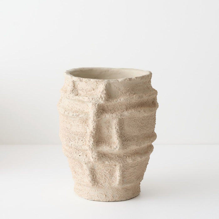 Romy Pot 22cm Drift Sand - FLORA DESIGNS