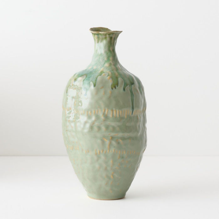 Skye Vase 26cm Mist - FLORA DESIGNS