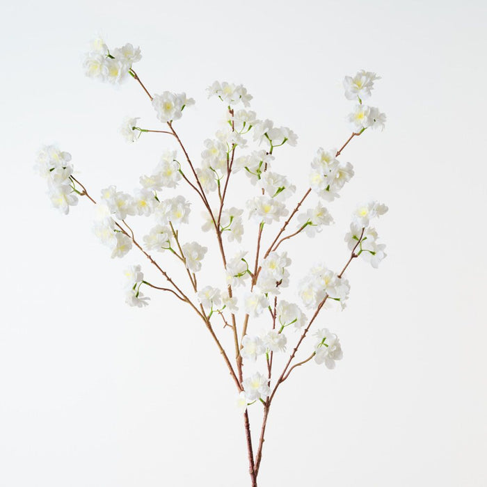 Artificial Apple Blossom 122cm White - Pack of 12 - FLORA DESIGNS