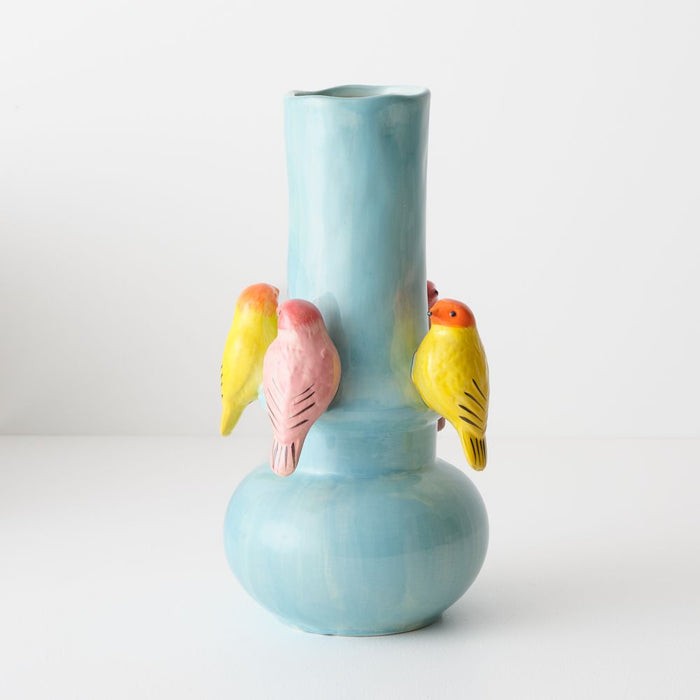 Caelum Vase 33cm Sky - FLORA DESIGNS