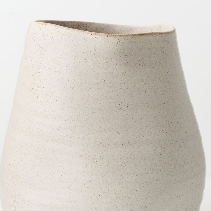 Ronan Vase 30cm Sand - FLORA DESIGNS