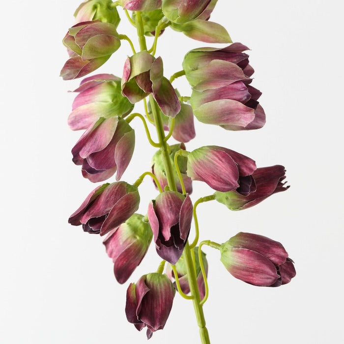 Artificial Lupine Spray 70cm Eggplant Green - Pack of 12 - FLORA DESIGNS