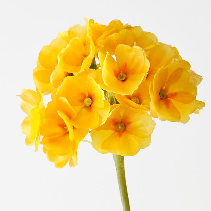 Artificial Primula Spray 74cm Yellow - Pack of 12 - FLORA DESIGNS