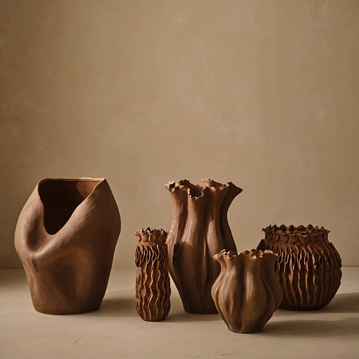 Nova Vase 44cm Earthen - FLORA DESIGNS