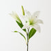 Artificial Tiger Lily 73cm White Green - Pack of 12 - FLORA DESIGNS