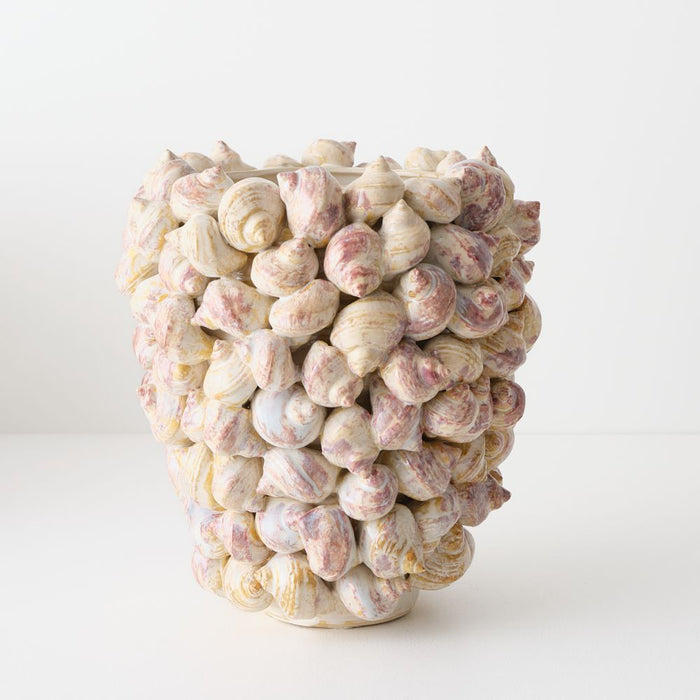 Nerea Vase 29cm Shell - FLORA DESIGNS